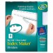 Avery 11493 Big Tab Index Maker Clear Label Dividers AVE11493