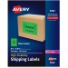 Avery 5952 High-Visibility Neon Shipping Labels AVE5952