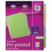 Avery 11331 Preprinted Monthly Plastic Divider AVE11331