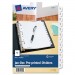 Avery 11315 Preprinted Monthly Tab Divider AVE11315