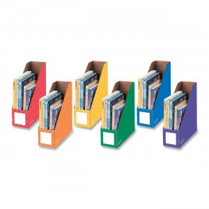 Bankers Box 3381901 4" Magazine File Holders - Assorted FEL3381901