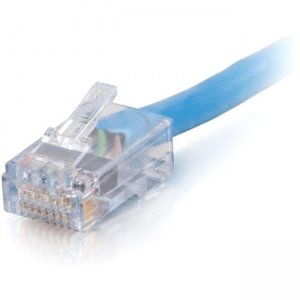 C2G 15277 1 ft Cat6 Non Booted Plenum UTP Unshielded Network Patch Cable - Blue