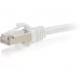 C2G 00924 12ft Cat6 Snagless Shielded (STP) Network Patch Cable - White