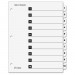 Cardinal 61013CB OneStep Printable Table of Contents Dividers CRD61013CB