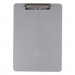 Universal UNV40301 Aluminum Clipboard with Low Profile Clip, 1/2" Capacity, 8 x 11 1/2 Sheets