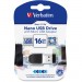 Verbatim 49821 16GB Store 'n' Go Nano USB Drive with Micro USB Adapter VER49821