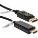 QVS DPHD-15 15ft DisplayPort to HDMI Digital A/V Cable