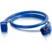 C2G 17744 8ft 12AWG Power Cord (IEC320C20 to IEC320C19) - Blue