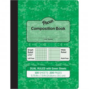 Pacon MMK37162 Dual Ruled Composition Book PACMMK37162