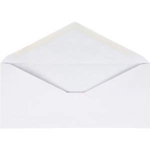 Business Source 99715 No. 10 V-Flap Envelopes BSN99715