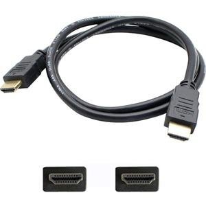 AddOn HDMI2HDMI1F 30cm (1ft) HDMI 1.3 Male to Male Black Cable