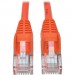 Tripp Lite N001-006-OR Cat5e 350 MHz Snagless Molded UTP Patch Cable (RJ45 M/M), Orange, 6 ft