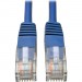 Tripp Lite N002-075-BL Cat5e 350 MHz Molded UTP Patch Cable (RJ45 M/M), Blue, 75 ft