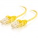 C2G 01172 5ft Cat6 Snagless Unshielded (UTP) Slim Ethernet Network Patch Cable - Yellow