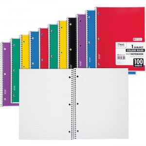 Mead 06622BD One-subject Spiral Notebook MEA06622BD