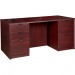 Lorell PD3066DPMY Prominence Mahogany Laminate Office Suite LLRPD3066DPMY