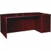Lorell PD4272RSPMY Prominence Mahogany Laminate Office Suite LLRPD4272RSPMY