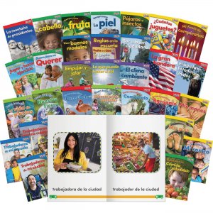 Shell 25857 TIME For Kids Informational Text Grade K Readers 30-Book Spanish Set SHL25857