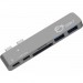 SIIG JU-TB0312-S1 Thunderbolt 3 USB-C Hub with Card Reader & PD Adapter - Space Gray