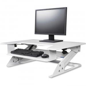 Kantek STS900W Sit-to-Stand Desk Riser KTKSTS900W