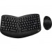 Adesso WKB-1150CB Tru-Form - Wireless Ergo Mini Keyboard & Mouse