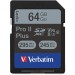 Verbatim 99166 64GB Pro II Plus SDXC Card VER99166