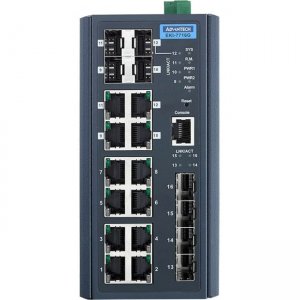 Advantech EKI-7716E-4F4C-AE 8FE+4SFP+4G Combo port Managed Redundant Industrial Switch
