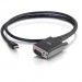 C2G 54677 6ft Mini DisplayPort to VGA Adapter Cable Black