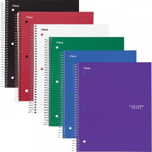 Mead 73930 Five Star Subject Spiral Notebook MEA73930
