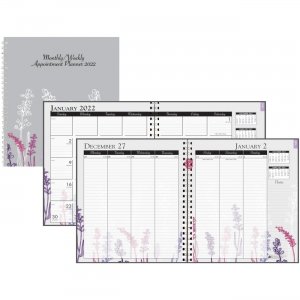 House of Doolittle 28774 Wild Flower Weekly/Monthly Planner HOD28774