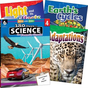 Shell Education 118405 Learn At Home Science 4-book Set SHL118405