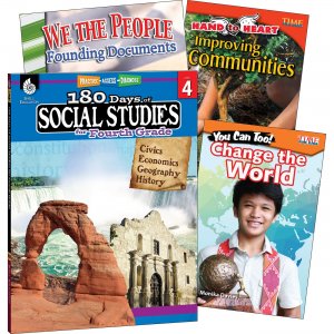 Shell Education 118398 Learn At Home Social Studies Books SHL118398