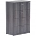 Lorell 69624 Weathered Charcoal 4-drawer Lateral File LLR69624