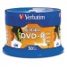 Verbatim VER95137 DVD-R Disc, 4.7 GB, 16x, White, 50/Pk