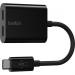 Belkin F7U081BTBLK CONNECT USB-C Audio + Charge Adapter