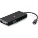C2G C2G54454 4K USB C Multiport Video Adapter - HDMI, DisplayPort, DVI & VGA