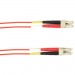 Black Box FOCMR62-001M-LCLC-RD 1-m, LC-LC, 62.5-Micron, Multimode, PVC, Red Fiber Optic Cable