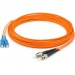 AddOn ADD-ST-SC-6M6MMF Fiber Optic Duplex Network Patch Cable
