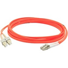 AddOn ADD-SC-LC-1M6MMF-TAA Fiber Optic Duplex Patch Network Cable