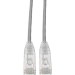 Tripp Lite N201-S6N-GY Cat6 UTP Patch Cable (RJ45) - M/M, Gigabit, Snagless, Molded, Slim, Gray, 6 in