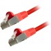 Comprehensive CAT6STP-1RED Cat6 Snagless Shielded Ethernet Cables, Red, 1ft