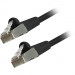 Comprehensive CAT6STP-100BLK Cat6 Snagless Shielded Ethernet Cables, Black, 100ft