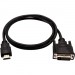 V7 V7HDMIDVID-01M-1E Black Video Cable HDMI Male to DVI-D Male 1m 3.3ft