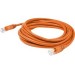 AddOn ADD-35FCAT6SP-OE 35ft Non-Terminated Shielded Orange Cat6 STP Plenum-Rated Copper Patch Cable