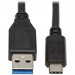 Tripp Lite U428-20N USB Type-C to USB Type-A Cable, M/M, 20 in