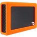 Fantom Drives DMR000ERO DUO - Portable 2 Bay SSD RAID Enclosure Silicone Bumper Add-On - Orange