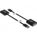 Club 3D CAC-2013 DisplayPort to VGA Black Active Adapter M/F