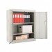 Alera CM4218LG Assembled Welded Storage Cabinet, 36w x 18d x 42h, Light Gray ALECM4218LG