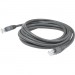 AddOn ADD-25FCAT6A-GY 25ft RJ-45 (Male) to RJ-45 (Male) Straight Gray Cat6A UTP PVC Copper Patch Cable