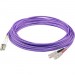 AddOn ADD-LC-LC-2M6MMF-PE 2m LC (Male) to LC (Male) Purple OM1 Duplex Fiber OFNR (Riser-Rated) Patch
